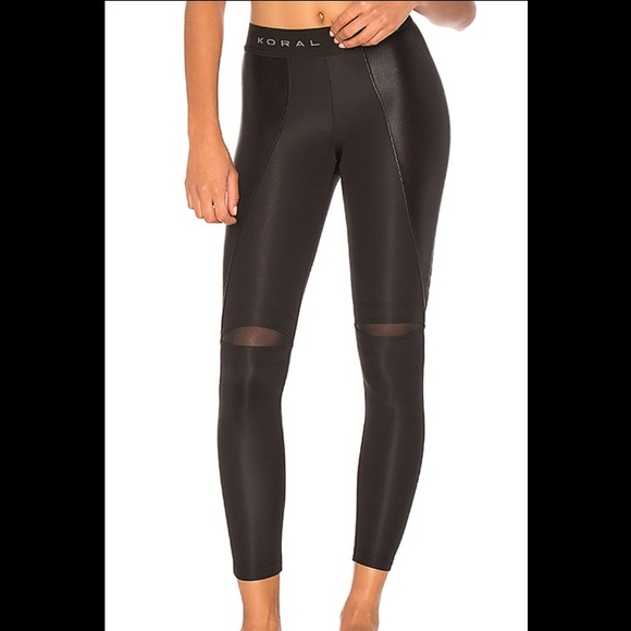 Koral Pants - Koral Slit Leggings Tights Workout Gym Active